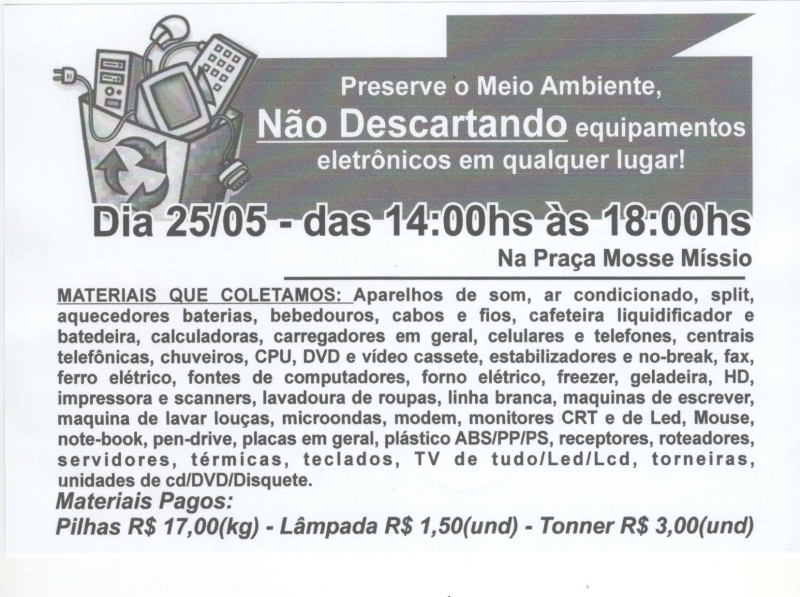 Coleta de lixo eletrônico
